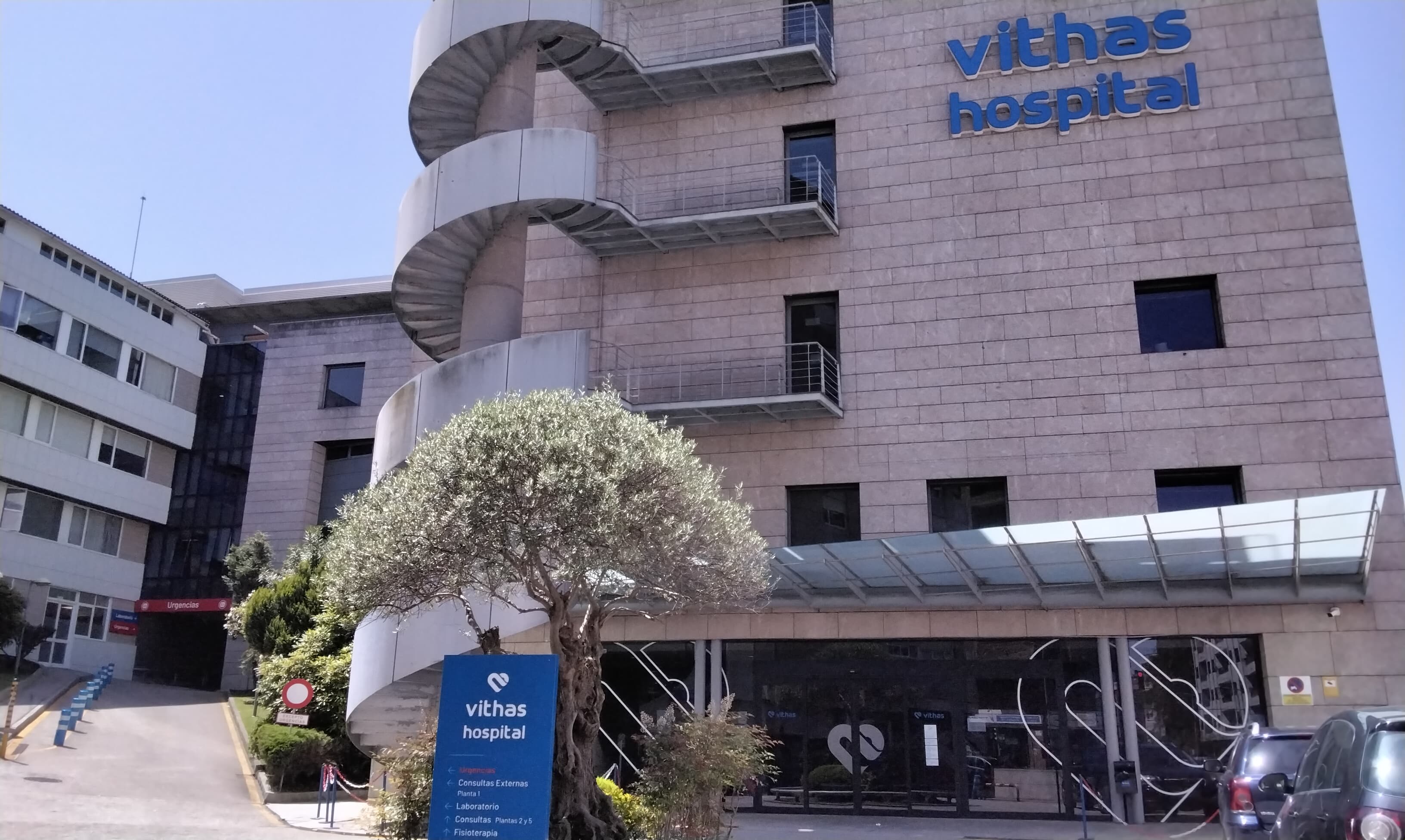 Fachada del Hospital Vithas Vigo (Hospital Nuestra Señora de Fátima)